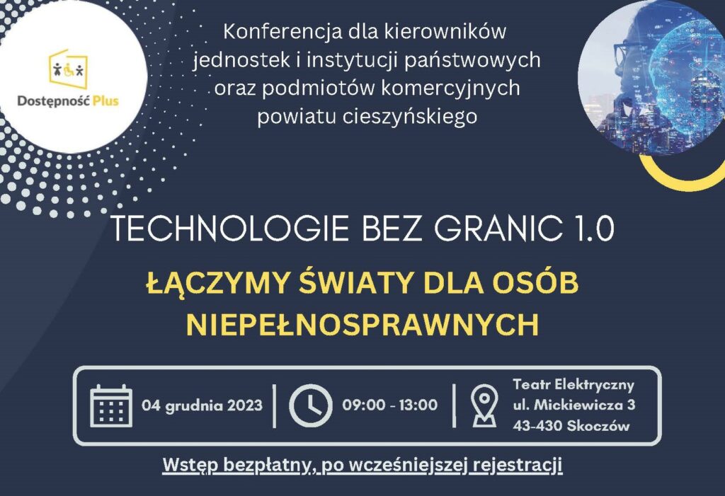 Plakat Konferencji Technologie bez granic