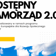 Plakat projektu Dostępny Samorząd 2.0